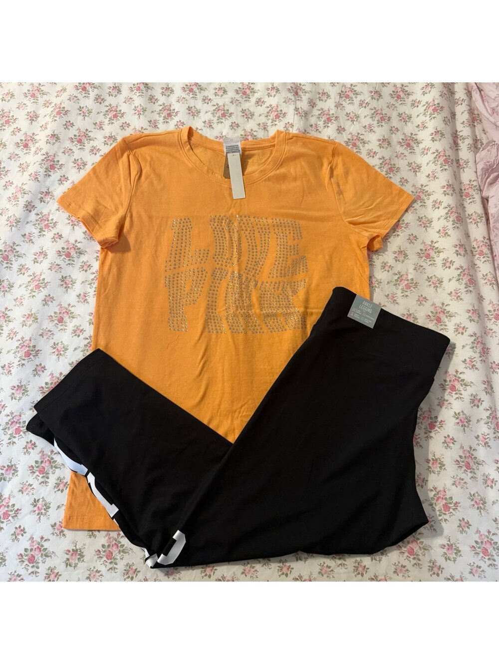 PINK Victoria’s Secret Shirt and Leggings Set